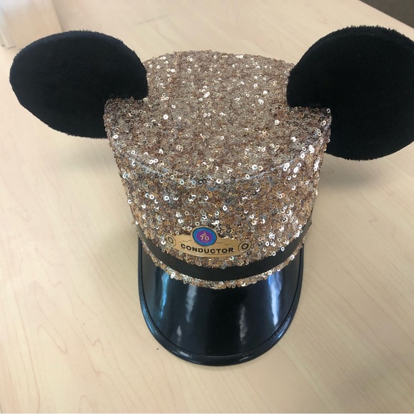 Disney Accessories - Disney Gold and Black Conductor Hat